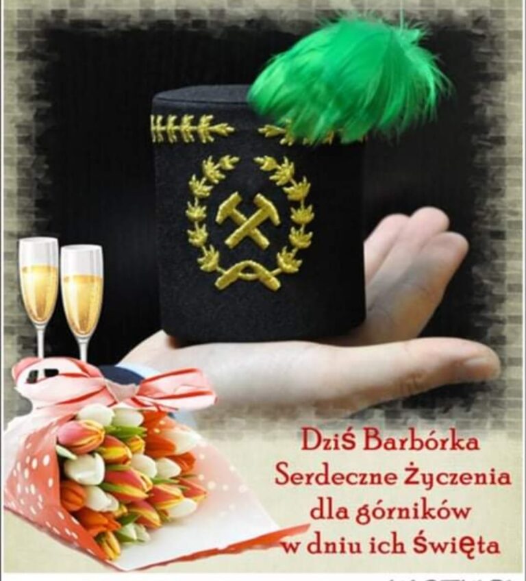 Wszystkim Górnikom i&nbsp;Barbarom najlepsze życzenia z&nbsp;okazji Barbórki.